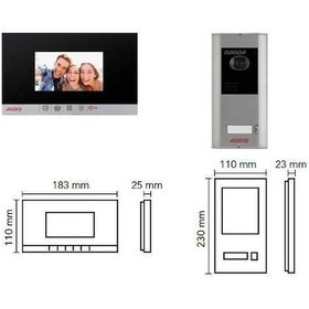 Resim Audio 001463 4.3" Görüntülü Diafon Villa Set Mekanik Butonlu 