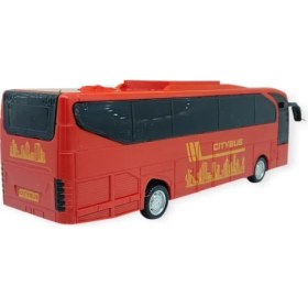 Resim Aesco Sürtmeli Tur Otobüsü - 23 cm - Kırmızı 