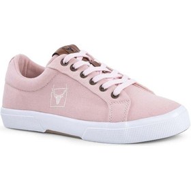 Resim Buckhead 4213 Mayer Pudra Pembe Yazlık Keten Comfort Kadın Sneaker Spor Ayakkabı Pembe 