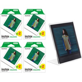 Resim Instax Kare-Square 80'li Film ve Pleksi Çerçeve 