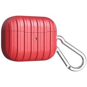 Resim Ekılıf - Apple Uyumlu AirPods Pro - Kılıf Darbelere Karşı Dayanıklı Koruyucu Silikon Kılıf Airbag 21 - Kırmızı 
