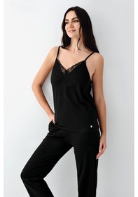 Resim Pierre Cardin Kadın Siyah Sabahlık 5274-48560 Siyah 