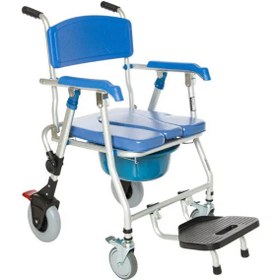 Resim Römer R401 Mavi Standart Banyo tuvalet sandalyesi 