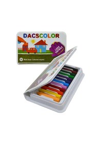 Resim Alpino Dacscolor 12 Renk Pastel Mum Boya Leke Yapmaz Çok Renkli 