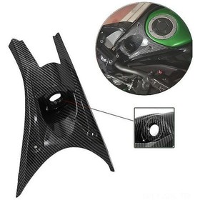 Resim Vkemall Kawasaki Z800 2013-2016 Abs Plastik Anahtar Kutusu Kapağı - Karbon Fiber Desenli 