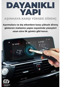 Resim S-dizayn Ford Tourneo Custom Titanium Plus 8 İnç 9h Nano Multimedya Ekran Koruyucu Mat 2019-2023 A+ Kalite 