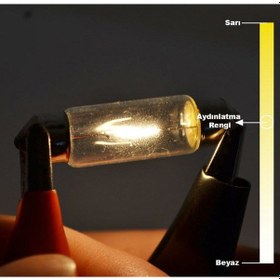 Resim 10 Adet 12v C5w 39mm Orta Boy Standart Sofit Ampul 