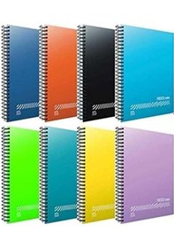 Resim Gıpta Eko 120 Yaprak Kareli Defter A4 Pp Kapak Spiralli - 2 Adet Çok Renkli 
