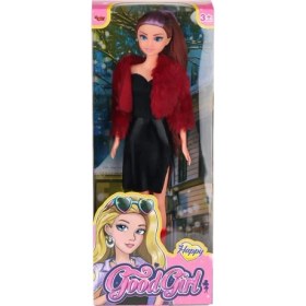 Resim MCM Group WG-115521 Ceketli Çizmeli Renkli Saçlı Bebek 29 cm -Vardem Oyuncak 
