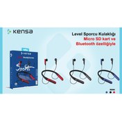 Resim Kensa Hafıza Kartı Bluetooth Özellikli Spor Kulaklık 
