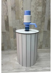 Resim Dekoratif Damacana-gizleme-saklama-kutusu-dolabı-kılıfı-bezi Turkuaz 