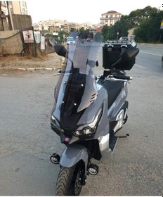 Resim Motocam Rks Freccia Ön Cam 2022-2026 Model 65cm Füme Renkli 4mm Orta Boylu 