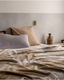 Resim Madame Coco Grignols Çift Kişilik Pamuklu Yatak Örtüsü - Bej 8684427228722 Ekru 