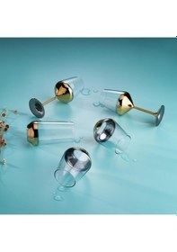 Resim Schafer Shine 6 Lı Kadeh Seti-altın01 