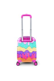 Resim Coral High Kids Pembe Rengarenk Dondurma Desenli Çocuk Valizi 16703 