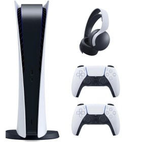 Resim Sony Playstation 5 Dijital İthalatçı Garantili + 2.kol Dualsense + Ps5 Pulse 3D Kulaklık 