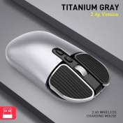 Resim Jingyi Küçük Orta El Mini Kablosuz Fare 2.4g Bluetooth Bilgisayar Dizüstü Dizüstü Macbook Pad Tablet Şarj Edilebilir Sessiz Mause (Yurt Dışından) 