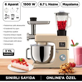 Resim KİNGPRO Modore Ksm4000 Mutfak Şefi-altın 