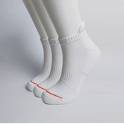 Resim GOME SOCKS 3'lü Yarım Havlu Beyaz Renk Yürüyüş, Koşu, Spor, Comfort Çorabı 