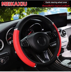 Resim Kadınlar İçin İç Halkalar Olmadan Yeni Bir Tip Pu Deri Geometrik 3d Parıltılı Kırmızı Kırmızı 