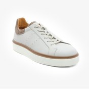 Resim Greyder Erkek Kirli Beyaz Hakiki Deri Sneaker Ayakkabı 5Y1SA18310 