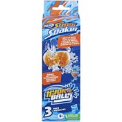 Resim F6392 Nerf Super Soaker Hydro Balls 3lü +6 yaş 