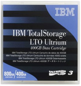 Resim IBM 24R1922 LTO-3 Ultrium 3 400 GB / 800 GB Data Kartuşu 680m, 12.65mm (T9045) 