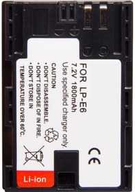 Resim Canon 70D için Lp-E6 Lpe6 Batarya 