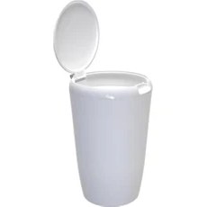 Resim Assess Store 6 Lt Banyo Mutfak Tezgah Üstü Çöp Kovası - Beyaz 