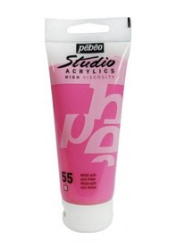 Resim Pebeo Studio Akrilik Boya 100 Ml. 55 Azo Pink 