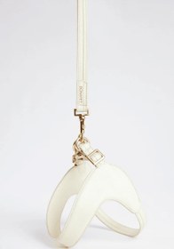 Resim Dual Harness Vanilla - Deri Göğüs Tasması - S 
