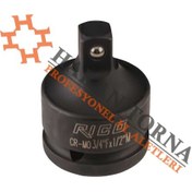 Resim Rico 3/4-1/2 Siyah Havalı Adaptör Düşürücü (539340538) 