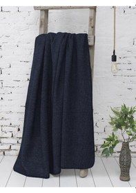 Resim Tekton Oslo Pamuk Koltuk Ve Diz Battaniyesi Lacivert 