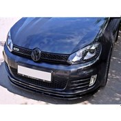 Resim Vw Golf Mk6 Gti Ön Tampon Max Lip Piona Black 2009 - 2012 