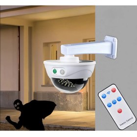 Resim Mighty GÜNEŞ ENERJİLİ GECE GÖRÜŞLÜ HAREKET SENSÖRLÜ CAYDIRICI KORKUTUCU GÜVENLİK KAMERASI (KUMANDALI) 