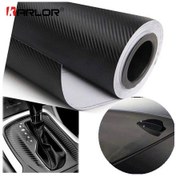 Resim Gri-127x30 Cm 3d 3 M Dıy Otomatik Karbon Fiber Vinil Film Karbon Araba Sarma Levha Rulo Film Kağıt Etiket Çıkartma Kazı 