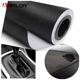 Resim Gri-127x30 Cm 3d 3 M Dıy Otomatik Karbon Fiber Vinil Film Karbon Araba Sarma Levha Rulo Film Kağıt Etiket Çıkartma Kazı 