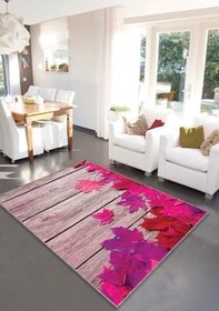 Resim Kaymaz Tabanlı Halı Çınar Cnr02 Fuşya, Fuşya, 80 X 180 