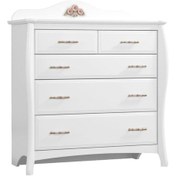 Resim Meltem Kids Prestij Beyaz Genç Odası Şifonyer 