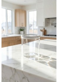 Resim Mirage Borosilikat Cam Kavanoz Gri - 620 Ml Gri 