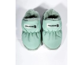 Resim Peluche 2025 Mint Yeşil Çocuk Ev Ayakkabısı Panduf 