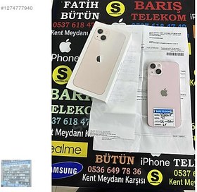 Resim Apple iPhone 13 İkinci El TR | 256 GB | Pembe 