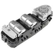 Resim A2059056810 Mercedes W205 Gümüş Siyah İçin Sol Ön Elektrikli Cam Anahtarı. 