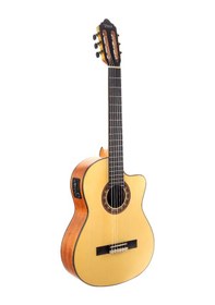Resim Valencia Vc304Ce Elektro Klasik Gitar Cutaway 4/4 Naturel Mat 