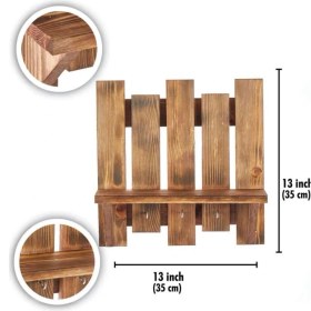 Resim Ser Ticaret Ahşap Dekoratif Kapı Giriş Anahtarlık 