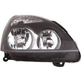 Resim RENAULT Clio, 2 Far Sağ Komple Siyah 2002-2004 Model 7701054063 