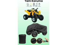 Resim Dokaca Siyah Can-Am Ds 250 Atv Brandası, Atv Koruyucu Örtüsü 