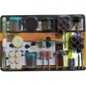 Resim Real Özs Taşlama Seti 105 Parça Özs-10218 