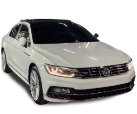 Resim Volkswagen Passat B8 R Line (2015 - 2022) Yan Marşpiyel Seti (Plastik) 