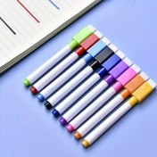 Resim 8 adet 8 Renkli Beyaz Tahta Kalemi Öğrenme ve Eğitici Yazma Yardımcıları İçin, Öğrenci Boyama Fırçaları 